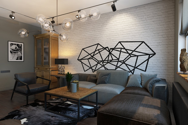Фото из портфолио LOFT жкМосфильмовский – фотографии дизайна интерьеров на INMYROOM