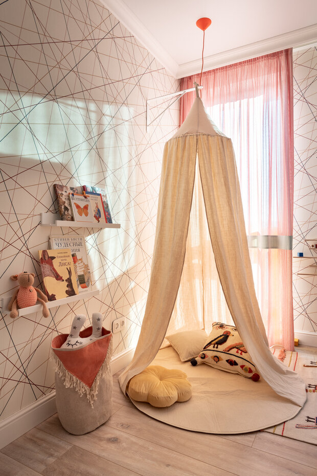Фотография: Детская в стиле Современный, Эклектика, Квартира, Проект недели, Москва, 3 комнаты, 60-90 метров, Татьяна Архипова – фото на INMYROOM