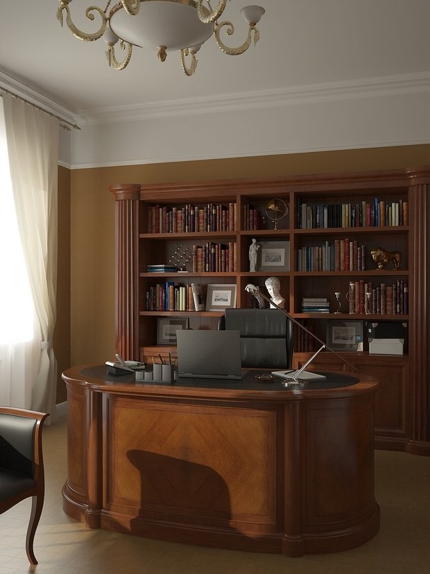 Фото из портфолио кабинет в классическом стиле – фотографии дизайна интерьеров на INMYROOM