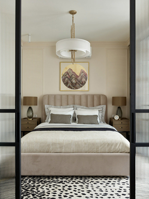 Фотография: Спальня в стиле Классический, Современный, Квартира, Проект недели, Москва, 2 комнаты, 40-60 метров, Елена Маркина – фото на INMYROOM