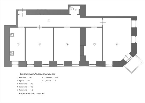 Фотография: Планировки в стиле , Квартира, Проект дня, Санкт-Петербург, Кирпичный дом, Более 90 метров, современный с элементами классики и роскоши, Наталия Шмидт – фото на INMYROOM