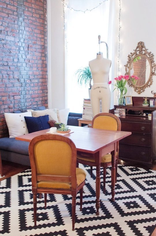 Фото из портфолио Миниатюрная и стильная квартира, площадью 24 кв.м. – фотографии дизайна интерьеров на INMYROOM