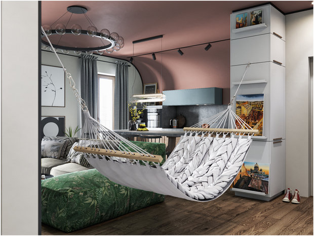 Фотография: Гостиная в стиле Лофт, Эклектика, Квартира, Проект недели, Санкт-Петербург, Макс Жуков, Виктор Штефан, ToTaste Studio, 3 комнаты, 60-90 метров – фото на INMYROOM