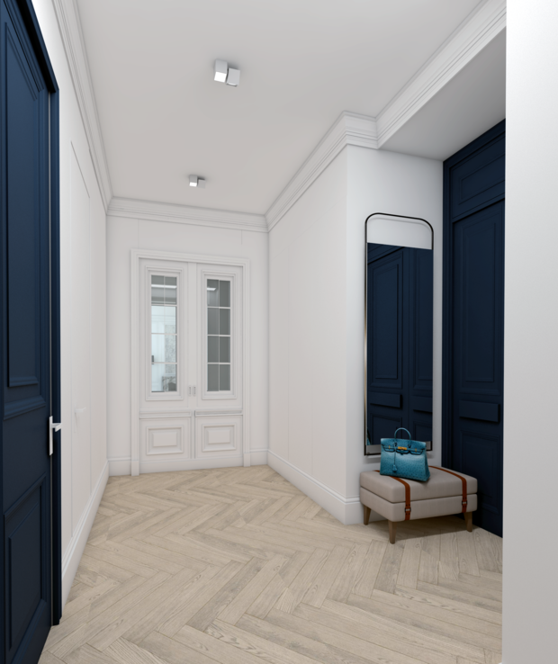 Фото из портфолио Квартира в Москве (Малый Кисловский) – фотографии дизайна интерьеров на INMYROOM