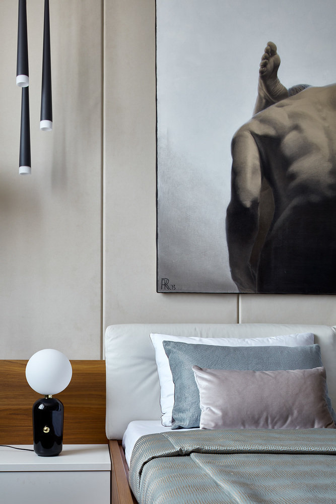 Фотография: Спальня в стиле Современный, Эклектика, Квартира, Проект недели, Москва, Сергей Ананьев, Монолитный дом, 3 комнаты, Более 90 метров, #эксклюзивныепроекты, Елена Зорина – фото на INMYROOM Фотография: Спальня в стиле Современный, Эклектика, Квартира, Проект недели, Москва, Сергей Ананьев, Монолитный дом, 3 комнаты, Более 90 метров, #эксклюзивныепроекты, Елена Зорина – фото на INMYROOM