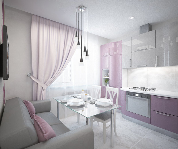 Фото из портфолио Квартира в пастельных тонах – фотографии дизайна интерьеров на INMYROOM
