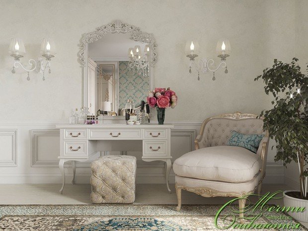 Фото из портфолио Спальня: воздушная классика – фотографии дизайна интерьеров на INMYROOM