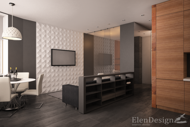 Фото из портфолио Квартира-студия – фотографии дизайна интерьеров на INMYROOM
