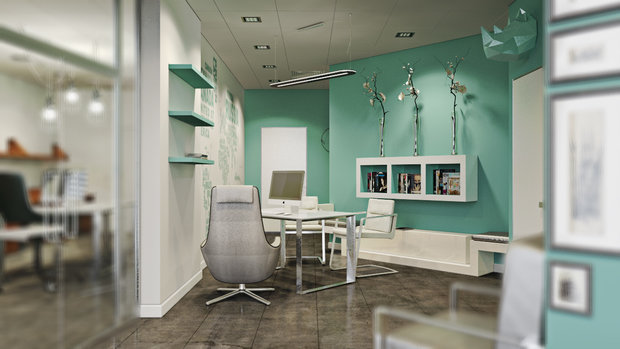 Фото из портфолио Офис туристического агентства в Краснодаре – фотографии дизайна интерьеров на INMYROOM