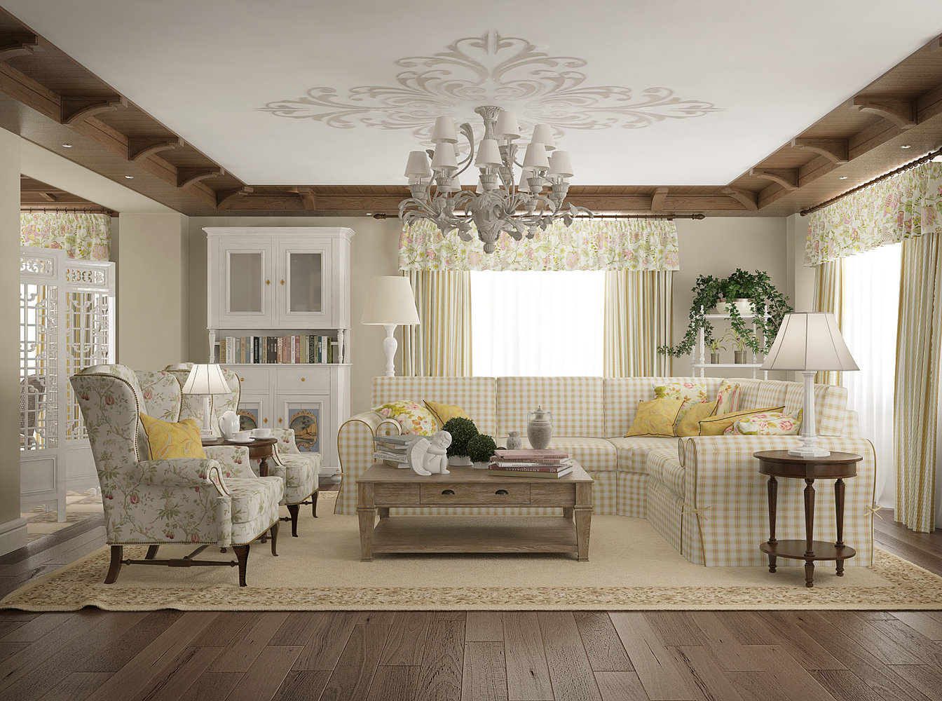 Фотография: Гостиная в стиле Прованс и Кантри, Квартира, Дома и квартиры, Прованс, Проект недели – фото на INMYROOM Фотография: Гостиная в стиле Прованс и Кантри, Квартира, Дома и квартиры, Прованс, Проект недели – фото на INMYROOM