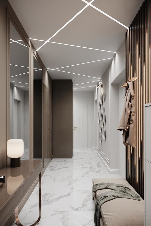 Фото из портфолио Современная классика с элементами ар-деко в квартире на Краснопутиловской – фотографии дизайна интерьеров на INMYROOM