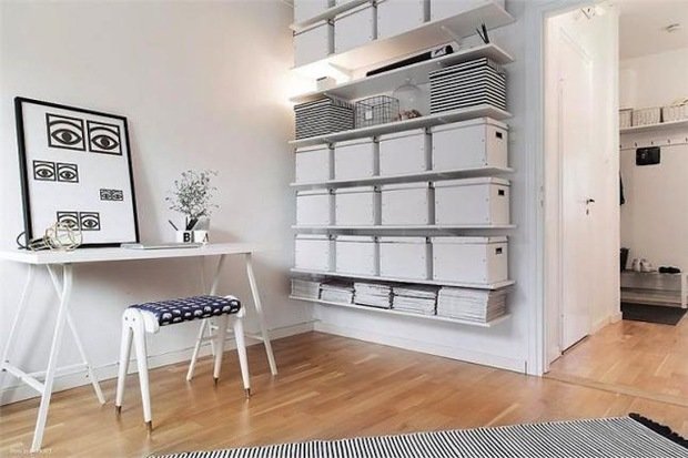 Фотография: Декор в стиле Скандинавский, Кабинет, Интерьер комнат – фото на INMYROOM