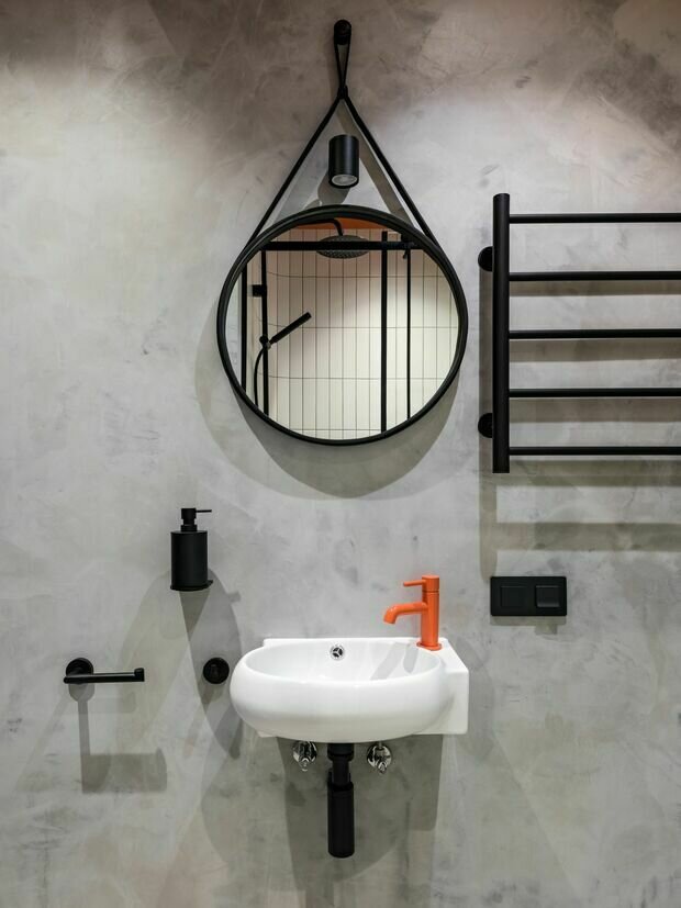 Фотография: Ванная в стиле Лофт, Современный, Эклектика, Квартира, Проект дня, Беларусь, Минск, 3 комнаты, 60-90 метров, Винтажный, Dizzo Design – фото на INMYROOM