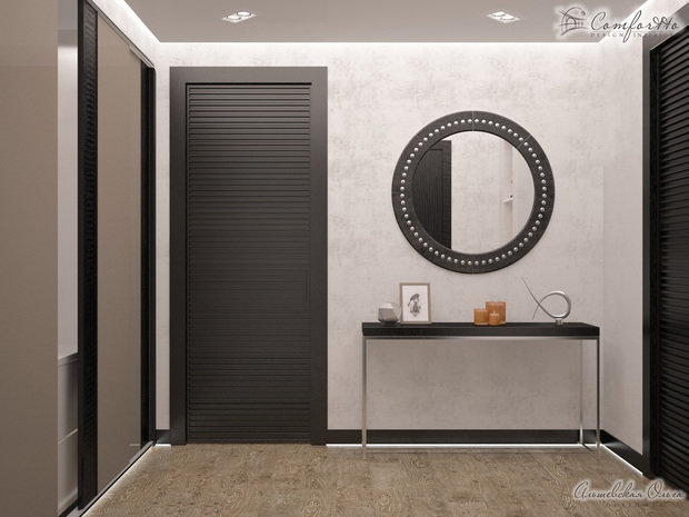 Фото из портфолио Квартира с эркером 98 м2 – фотографии дизайна интерьеров на INMYROOM