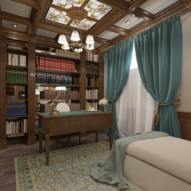 Фото из портфолио Рабочий кабинет – фотографии дизайна интерьеров на INMYROOM