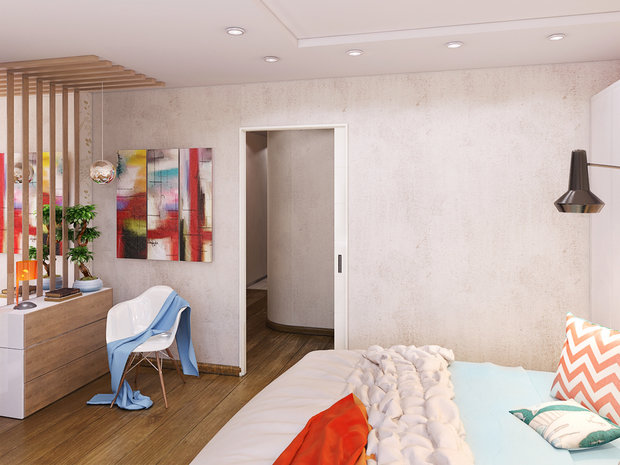 Фото из портфолио Трехкомнатная квартира в Люберцах – фотографии дизайна интерьеров на INMYROOM