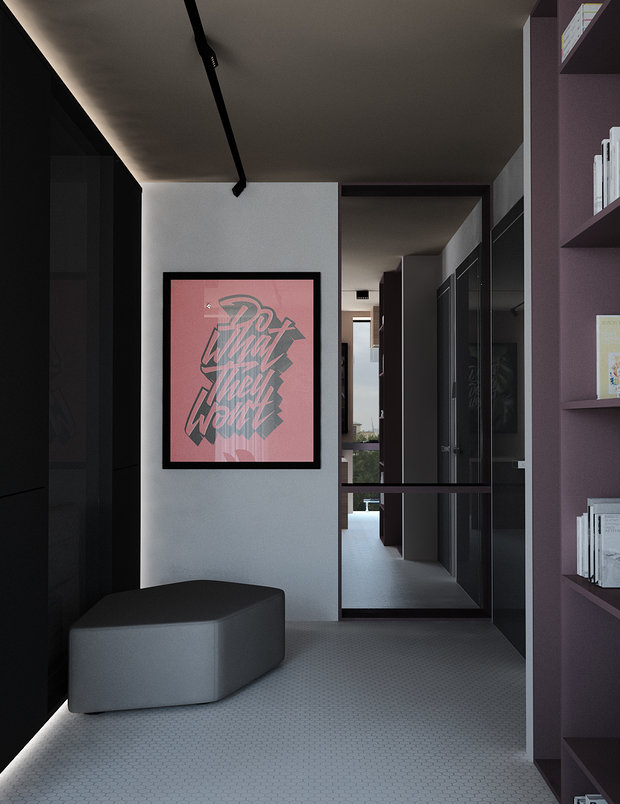 Фото из портфолио FLAWLESS - квартира для молодой девушки – фотографии дизайна интерьеров на INMYROOM