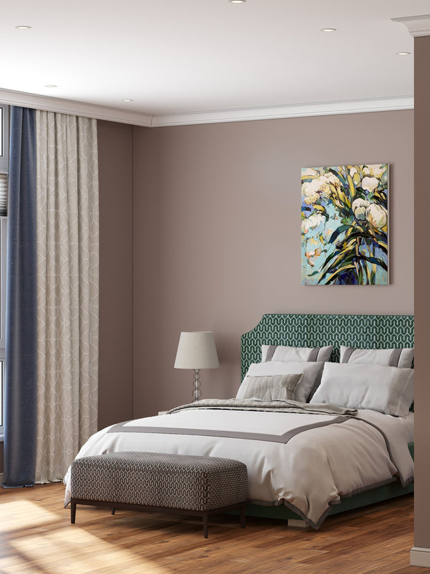 Фото из портфолио Спальня в частном доме – фотографии дизайна интерьеров на INMYROOM