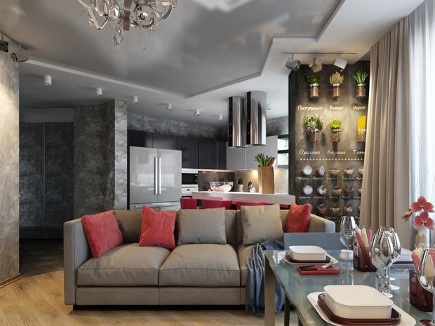 Фото из портфолио 3к.кв. в ЖК Лазурный 84 метра – фотографии дизайна интерьеров на INMYROOM