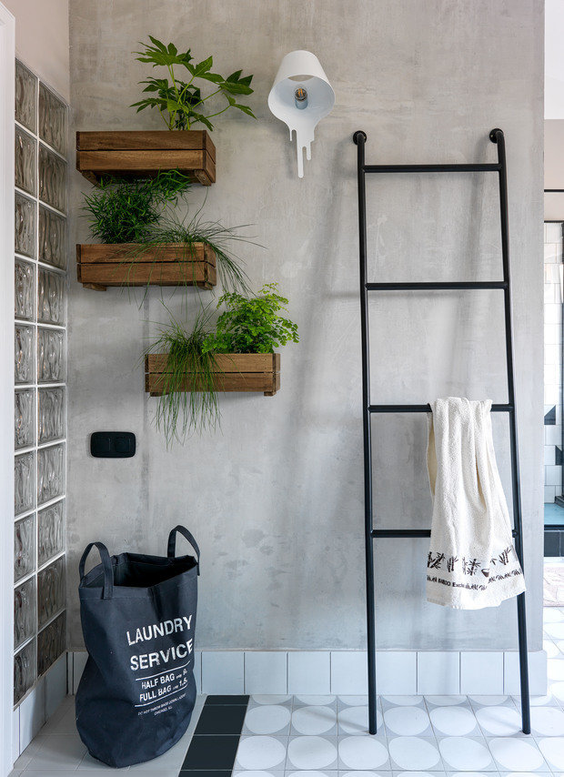 Фотография: Ванная в стиле Скандинавский, Эклектика, Проект недели, Московская область, Таунхаус, 4 и больше, Более 90 метров, Ирина Бдайциева – фото на INMYROOM