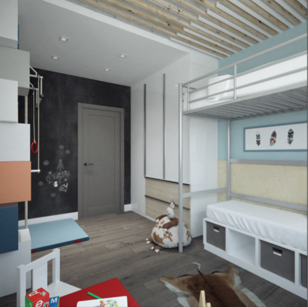 Фото из портфолио Уют, созданный из "неуютных" материалов – фотографии дизайна интерьеров на INMYROOM