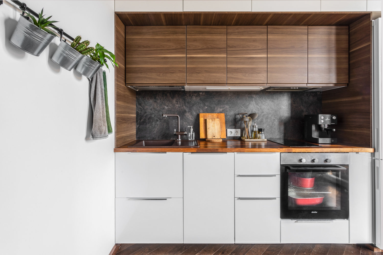 Фотография: Кухня и столовая в стиле Лофт, Современный, Квартира, Проект недели, Зеленоград, 2 комнаты, 40-60 метров, Наталья Купрейчук – фото на INMYROOM