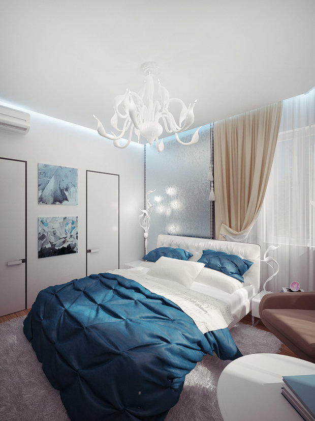 Фото из портфолио Спальня Питер 2 – фотографии дизайна интерьеров на INMYROOM