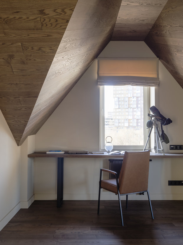 Фотография: Кабинет в стиле Современный, Дом, Проект недели, Дом и дача, Нижний Новгород, 4 и больше, Более 90 метров, Елена Тринитатская – фото на INMYROOM