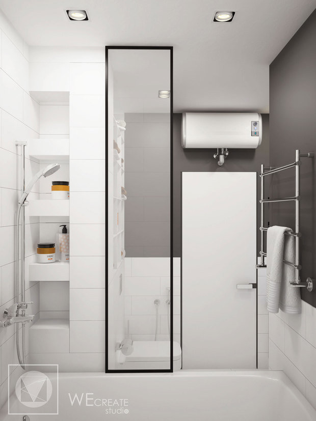 Фото из портфолио Квартира-студия в стиле минимализм – фотографии дизайна интерьеров на INMYROOM