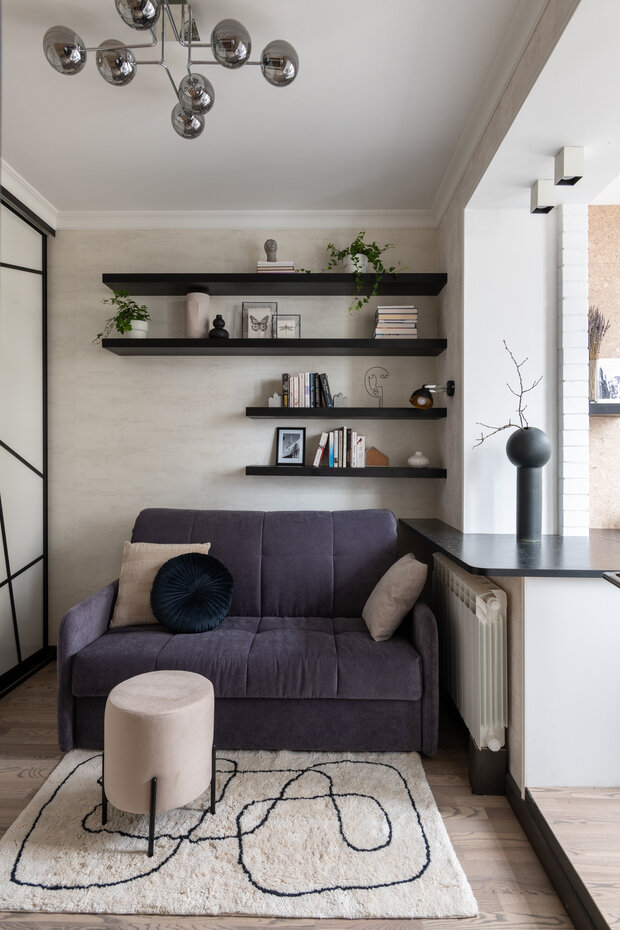 Фото из портфолио Трешка на 48 кв.м – фотографии дизайна интерьеров на INMYROOM