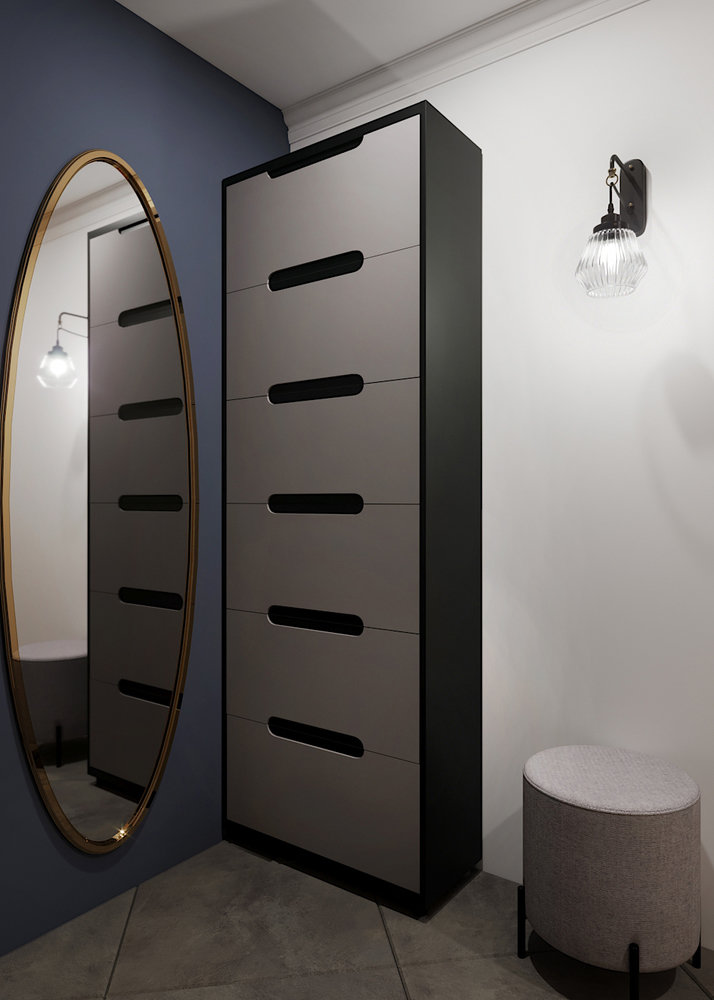 Фото из портфолио Дизайн однокомнатной квартиры – фотографии дизайна интерьеров на INMYROOM Фото из портфолио Дизайн однокомнатной квартиры – фотографии дизайна интерьеров на INMYROOM