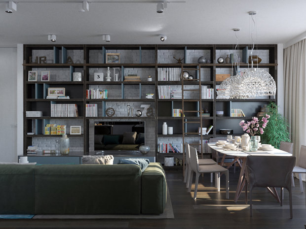 Фото из портфолио Не loft – фотографии дизайна интерьеров на INMYROOM