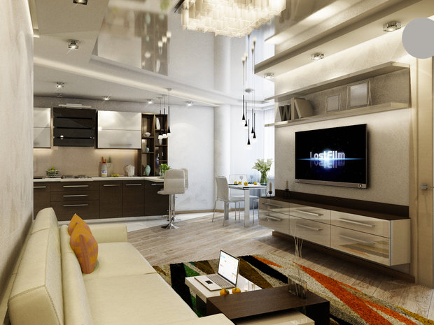 Фото из портфолио Квартира, 70 м.кв. – фотографии дизайна интерьеров на INMYROOM