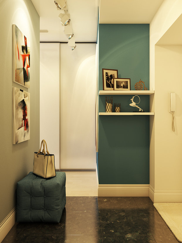 Фото из портфолио Квартира для молодой семьи – фотографии дизайна интерьеров на INMYROOM