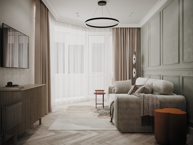 Фото из портфолио Квартира в светлых тонах – фотографии дизайна интерьеров на INMYROOM