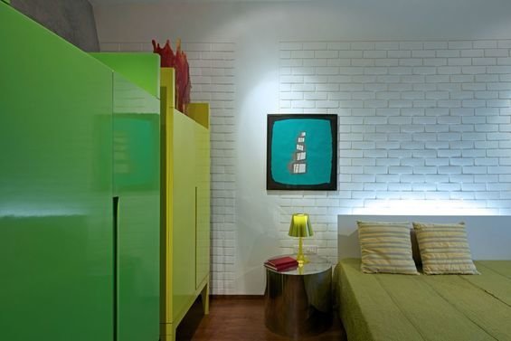 Фотография: Спальня в стиле Лофт, Современный, Дом, Дома и квартиры – фото на INMYROOM