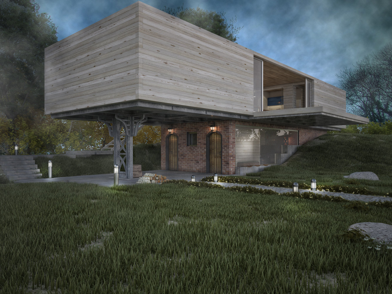 Фото из портфолио Wooden house – фотографии дизайна интерьеров на INMYROOM Фото из портфолио Wooden house – фотографии дизайна интерьеров на INMYROOM