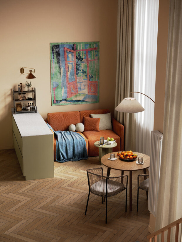 Фотография: Кухня и столовая в стиле Современный, Квартира, Проект дня, Московская область, Ирина Собыленская, 4 и больше, 60-90 метров, эклектичный с элементами этники и современного дизайна – фото на INMYROOM