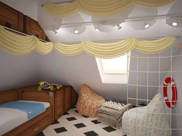 Фото из портфолио Идеи для Детских комнат – фотографии дизайна интерьеров на INMYROOM