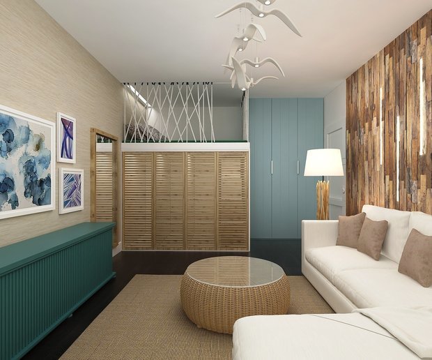 Фотография: Гостиная в стиле Эко, Спальня, Гид – фото на INMYROOM