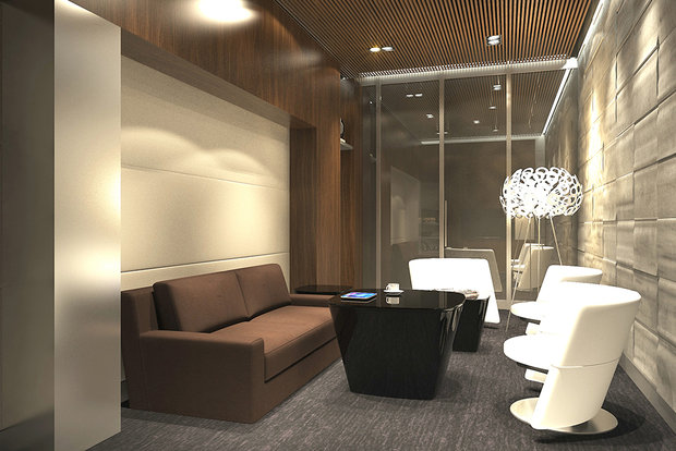 Фото из портфолио 2013_Входная зона Сбербанка – фотографии дизайна интерьеров на INMYROOM