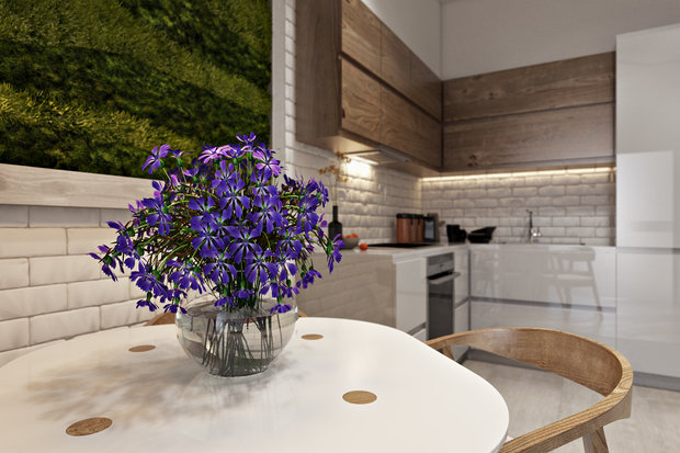 Фото из портфолио Акварель – фотографии дизайна интерьеров на INMYROOM