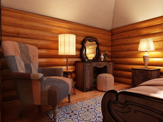 Фото из портфолио Комната для отдыха. Народная русская банька. – фотографии дизайна интерьеров на INMYROOM