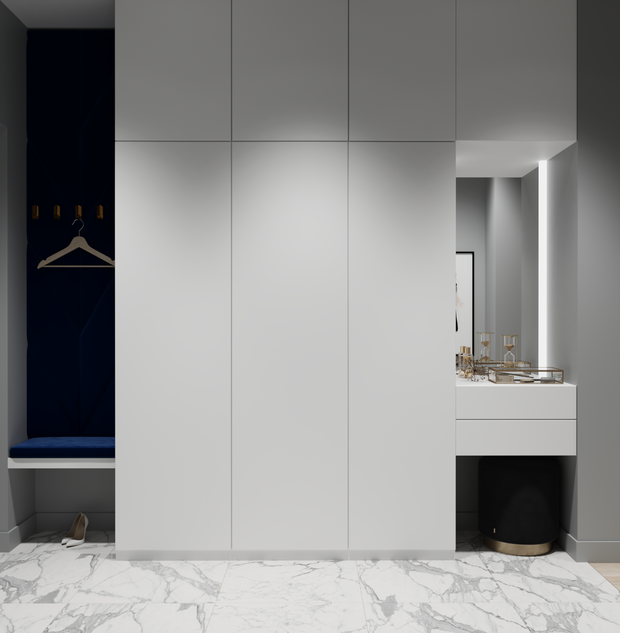 Фото из портфолио Квартира с синими акцентами – фотографии дизайна интерьеров на INMYROOM