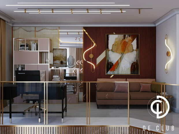 Фото из портфолио Квартира 150 м² в ЖК «Сердце Столицы». Современный стиль – фотографии дизайна интерьеров на INMYROOM