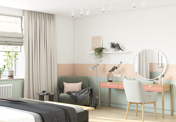 Фотография: Спальня в стиле Современный, Квартира, Проект дня, Москва, OM Design, 4 и больше, Более 90 метров – фото на INMYROOM