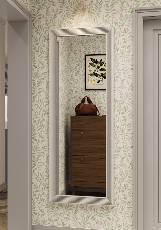 Фотография: Прихожая в стиле Современный, Эклектика, Квартира, Проект дня, Москва, Ирина Собыленская, П-44, Панельный дом, 2 комнаты, 40-60 метров, Винтажный – фото на INMYROOM