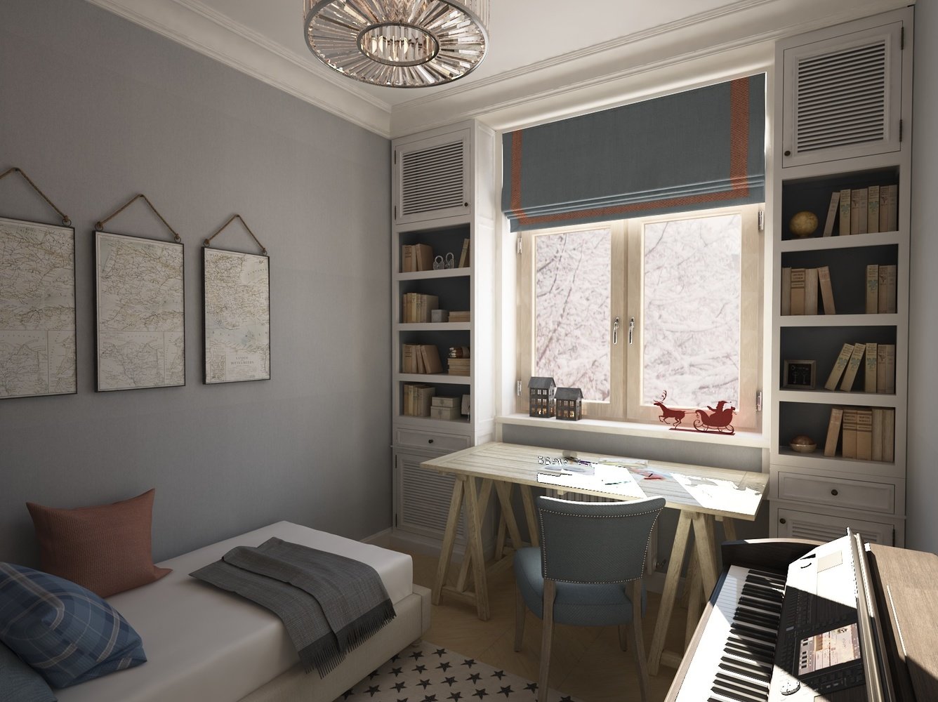 Фото из портфолио Дизайн-проект 5-ти комнатной квартиры – фотографии дизайна интерьеров на INMYROOM Фото из портфолио Дизайн-проект 5-ти комнатной квартиры – фотографии дизайна интерьеров на INMYROOM