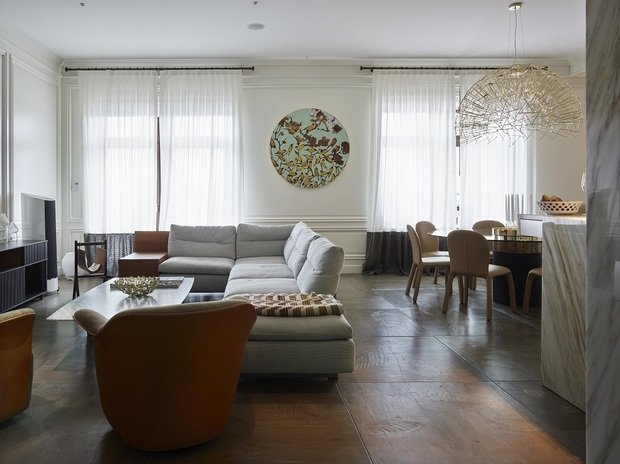 Фото из портфолио Квартира 223 м2 Москва. – фотографии дизайна интерьеров на INMYROOM