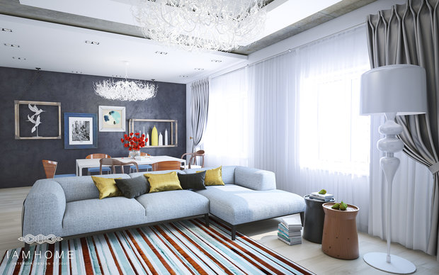 Фото из портфолио ЭКО-студия, 108м – фотографии дизайна интерьеров на INMYROOM
